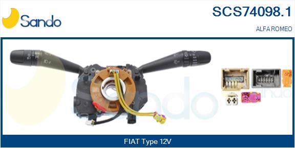 Leva devio guida SANDO SCS74098.1