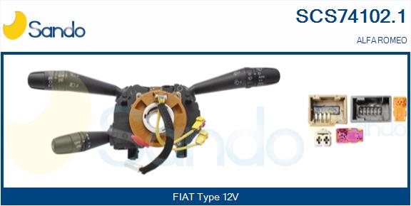 Leva devio guida SANDO SCS74102.1