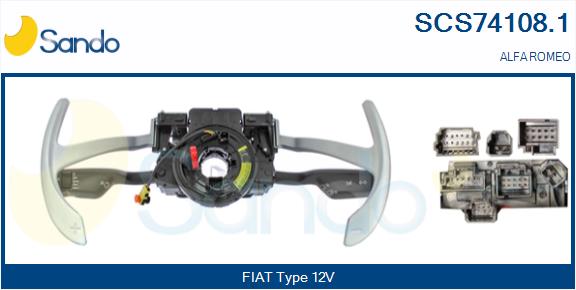 Leva devio guida SANDO SCS74108.1