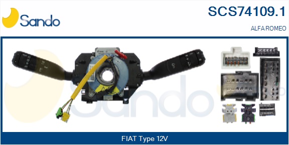 Leva devio guida SANDO SCS74109.1