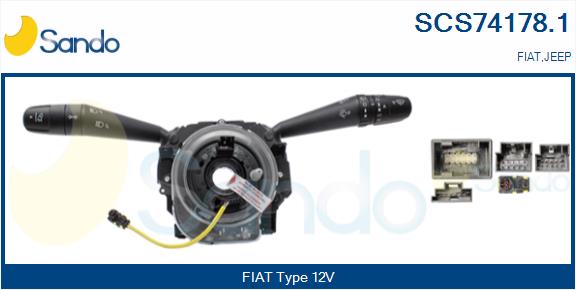 Leva devio guida SANDO SCS74178.1