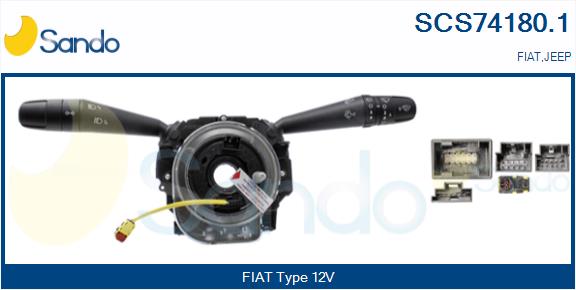 Leva devio guida SANDO SCS74180.1