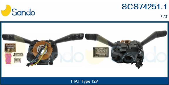 Leva devio guida SANDO SCS74251.1