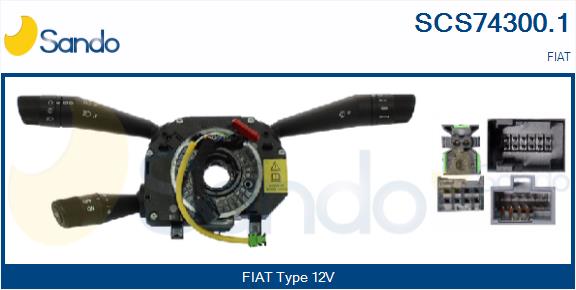 Leva devio guida SANDO SCS74300.1