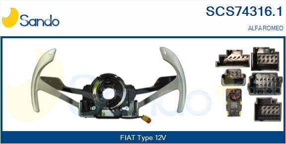 Leva devio guida SANDO SCS74316.1