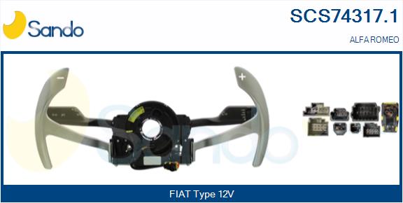 Leva devio guida SANDO SCS74317.1