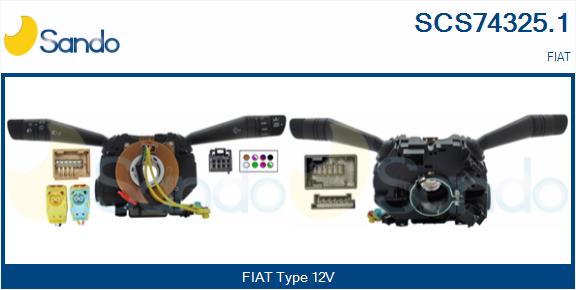 Leva devio guida SANDO SCS74325.1