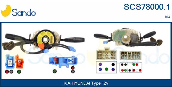 Leva devio guida SANDO SCS78000.1