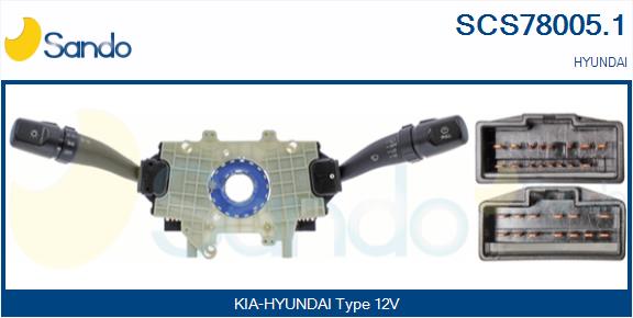 Leva devio guida SANDO SCS78005.1
