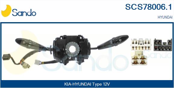Leva devio guida SANDO SCS78006.1