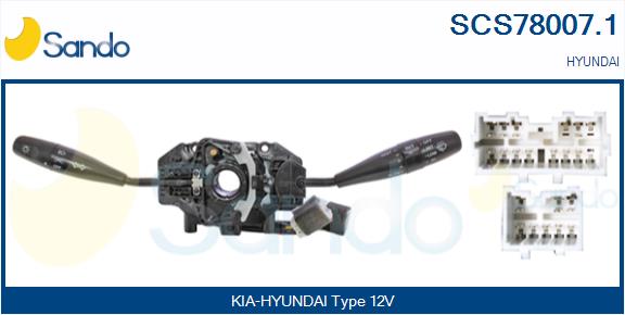 Leva devio guida SANDO SCS78007.1