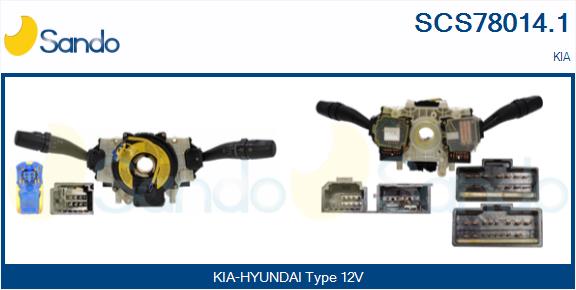 Leva devio guida SANDO SCS78014.1