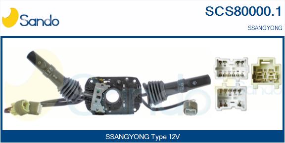 Leva devio guida SANDO SCS80000.1
