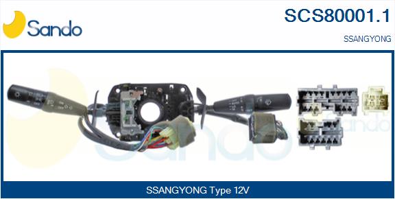 Leva devio guida SANDO SCS80001.1