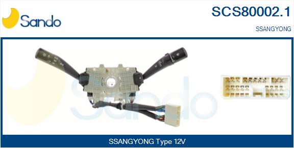 Leva devio guida SANDO SCS80002.1