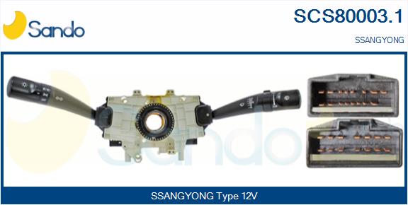Leva devio guida SANDO SCS80003.1