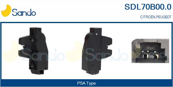 Serratura cofano post. SANDO SDL70B00.0