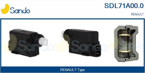 Attuatore, chiusura centralizzata SANDO SDL71A00.0