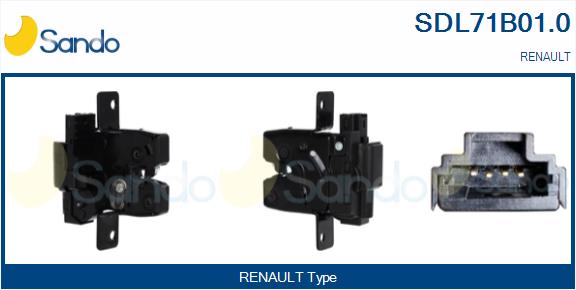 Serratura cofano post. SANDO SDL71B01.0