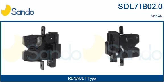Serratura cofano post. SANDO SDL71B02.0