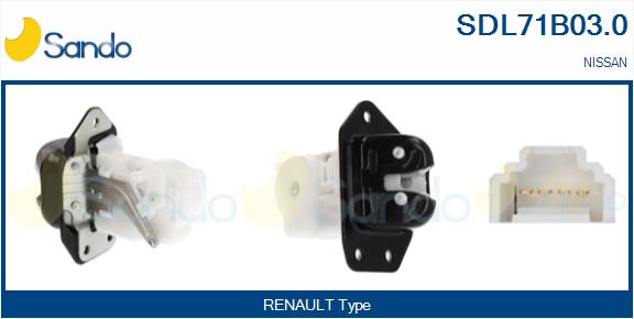 Serratura cofano post. SANDO SDL71B03.0