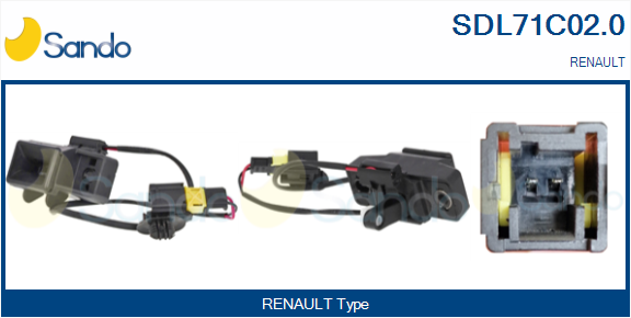 Interruttore, serratura sportello SANDO SDL71C02.0