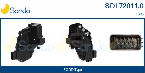 Serratura sport. SANDO SDL72011.0
