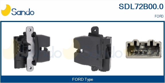 Serratura cofano post. SANDO SDL72B00.0