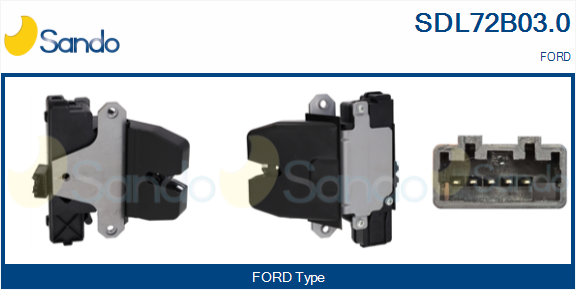 Serratura cofano post. SANDO SDL72B03.0