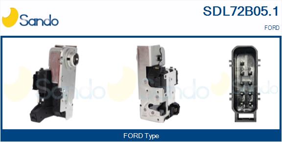 Serratura cofano post. SANDO SDL72B05.1