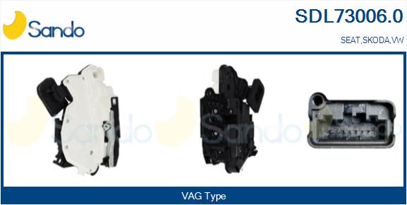 Serratura sport. SANDO SDL73006.0