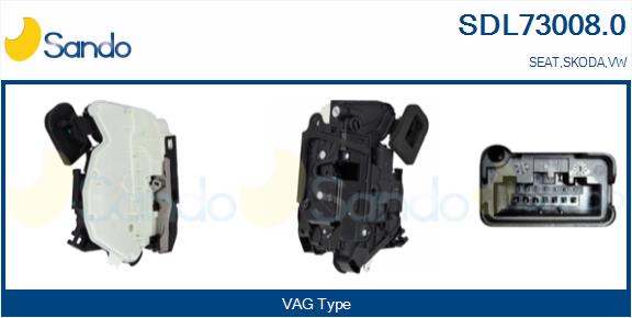 Serratura sport. SANDO SDL73008.0