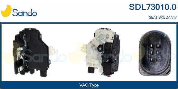 Serratura sport. SANDO SDL73010.0
