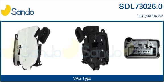 Serratura sport. SANDO SDL73026.0