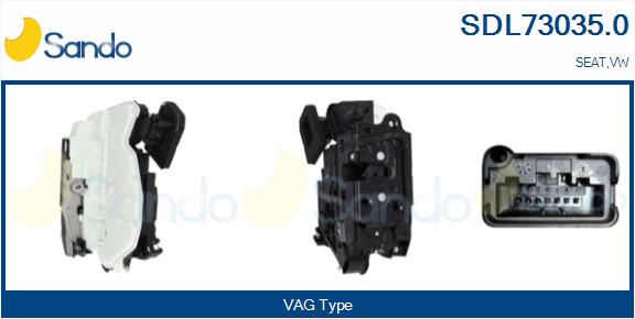 Serratura sport. SANDO SDL73035.0