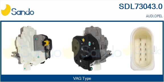 Serratura sport. SANDO SDL73043.0
