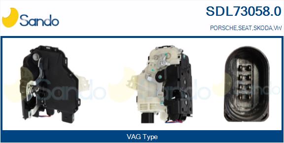 Serratura sport. SANDO SDL73058.0
