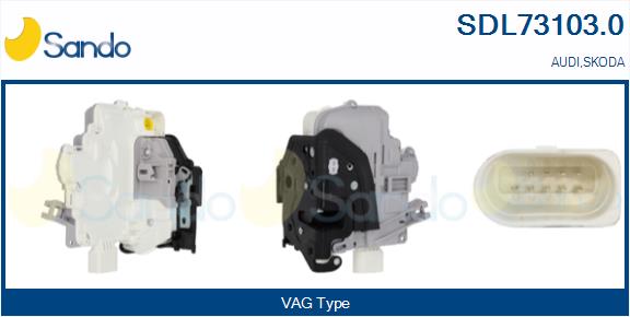 Serratura sport. SANDO SDL73103.0
