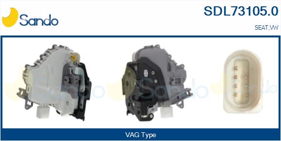 Serratura sport. SANDO SDL73105.0