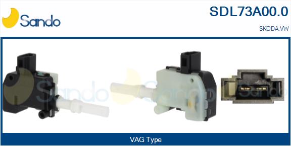 Attuatore, chiusura centralizzata SANDO SDL73A00.0
