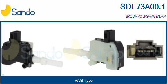 Attuatore, chiusura centralizzata SANDO SDL73A00.1