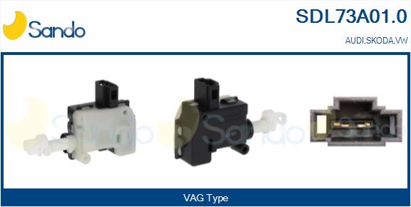 Attuatore, chiusura centralizzata SANDO SDL73A01.0