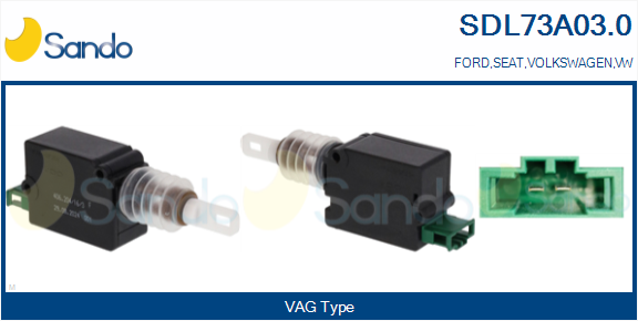 Attuatore, chiusura centralizzata SANDO SDL73A03.0
