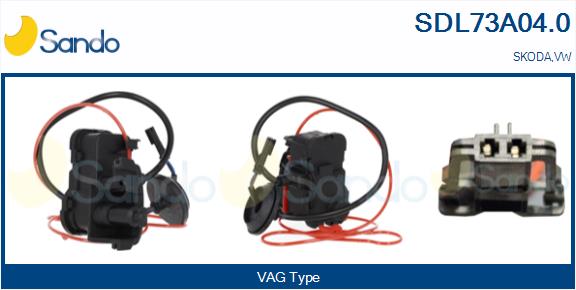 Attuatore, chiusura centralizzata SANDO SDL73A04.0