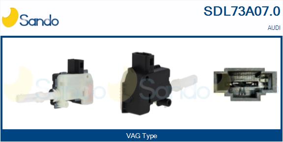 Attuatore, chiusura centralizzata SANDO SDL73A07.0