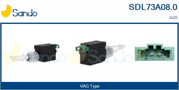 Attuatore, chiusura centralizzata SANDO SDL73A08.0
