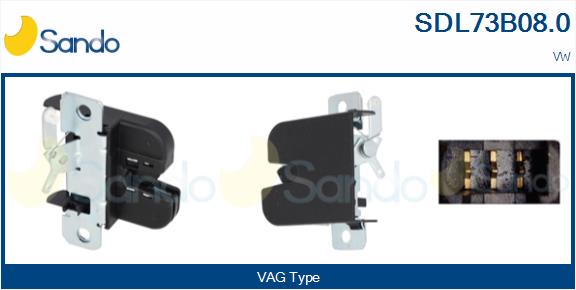 Serratura cofano post. SANDO SDL73B08.0