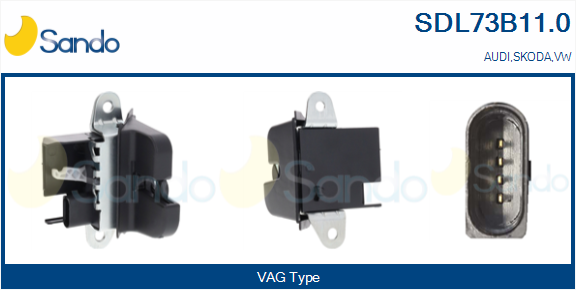 Serratura cofano post. SANDO SDL73B11.0
