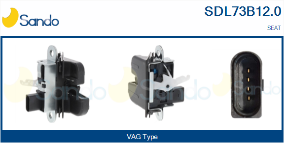 Serratura cofano post. SANDO SDL73B12.0