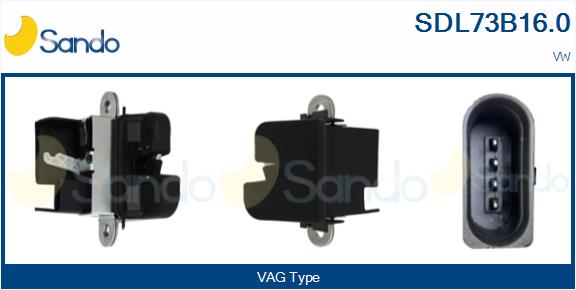 Serratura cofano post. SANDO SDL73B16.0